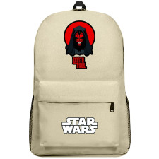 Star Wars Darth Maul Backpack SuperPack - Darth Maul Red And Black Illustration