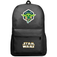 Star Wars Grogu Backpack SuperPack - Grogu The Child Baby Yoda Snack Time Sticker
