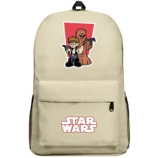 Star Wars Han Solo Backpack SuperPack - Han Solo And Chewbacca Cartoon Art
