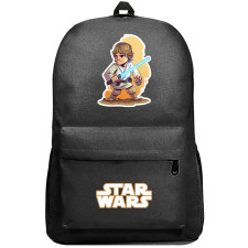 Star Wars Luke Skywalker Backpack SuperPack - Luke Skywalker Standing Chibi Illustration