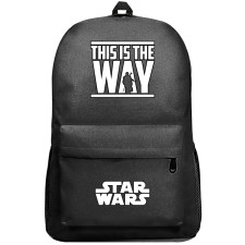Star Wars Mandalorian Backpack SuperPack - Mandalorian This is The Way Silhouette