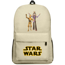 Star Wars The Clone Wars Backpack SuperPack - C-3PO And Jar Jar Blinks Character Series
