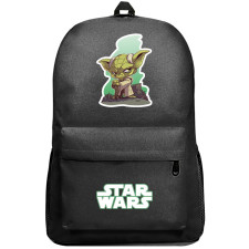 Star Wars Yoda Backpack SuperPack - Yoda Standing Chibi Illustration