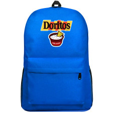 Doritos Backpack SuperPack - Doritos Cool Ranch Retro Logo On Blue Background