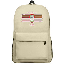 Heinz Backpack SuperPack - Heinz Ketchup Label On White Background