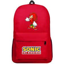 Sonic The Hedgehog Knuckles The Echidna Backpack SuperPack - Knuckles The Echidna Character Series