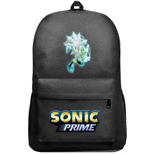 Sonic Prime Silver The Hedgehog Backpack SuperPack - Silver The Hedgehog Character Series