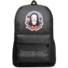 Spirited Away No-Face Backpack SuperPack - Kaonashi Holding Food Chibi Art