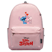 Lilo & Stitch Backpack SuperPack - Stitch And Angel Hearts Loving Couple