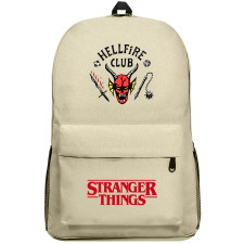 Stranger Things Eddie Munson Backpack SuperPack - Eddie Munson HellFire Club Logo