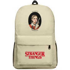 Stranger Things Nancy Wheeler Backpack SuperPack - Nancy Wheeler Natalia Dyer Season 1 Fan Art