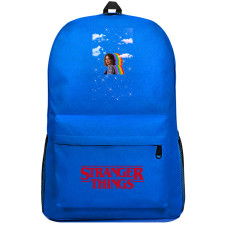 Stranger Things Robin Backpack SuperPack - Robin On Rainbow Sky Background