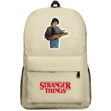 Stranger Things Steve Harington Backpack SuperPack - Steve Harrington With Baseball Bats Sticker Art