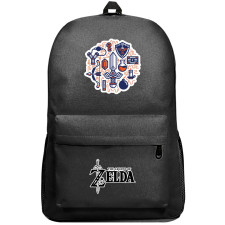 The Legend of Zelda Wolf Link Backpack SuperPack - The Legend of Zelda Essential Tools Sticker