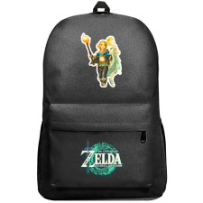 The Legend of Zelda Princess Zelda Backpack SuperPack - Princess Zelda Holding Torch Fire Sticker