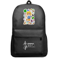 The Legend of Zelda Backpack SuperPack - The Legend of Zelda The Wind Waker Items Icon Art