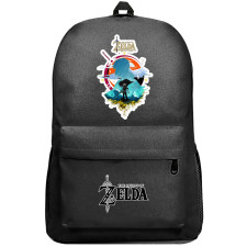 The Legend of Zelda Wolf Link Backpack SuperPack - The Legend of Zelda Twilight Art Sticker