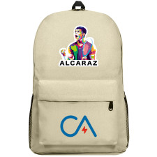 Carlos Alcaraz Backpack SuperPack - Carlos Alcaraz Celebrating Win Mosaic Art Style