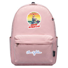 Elena Rybakina Backpack SuperPack - Elena Rybakina Playing Tennis Rainbow Pattern