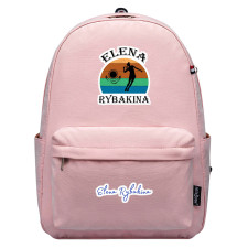 Elena Rybakina Backpack SuperPack - Elena Rybakina Silhouette Rainbow Pattern