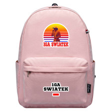 Iga Swiatek Backpack SuperPack - Iga Swiatek Celebrating Win Rainbow Pattern
