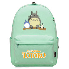 My Neighbor Totoro Backpack SuperPack - Totoro 3 Sizes Sitting On Tree Branch With Dust Bunnies
