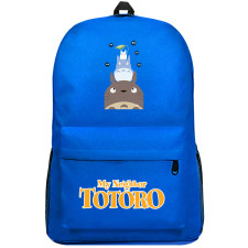My Neighbor Totoro Backpack SuperPack - Totoro 3 Sizes Standing On Each Other With Dust Bunnies