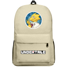 Undertale Alphys Backpack SuperPack - Dr Alphys Side Portrait Sticker Art