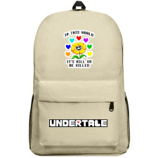 Undertale Flowey Backpack SuperPack - Flowey In This World Sticker Art