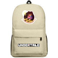 Undertale Frisk Backpack SuperPack - Frisk Stay Determined On Starry Background Sticker