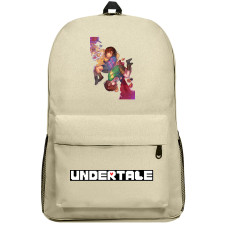 Undertale Backpack SuperPack - Undertale Frisk And Chara Sleeping Illustration