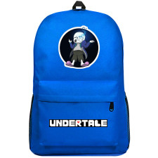 Undertale Sans Backpack SuperPack - Sans Sticker Art Ob Black Background