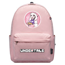 Undertale Toriel Backpack SuperPack - Toriel Sticker Art On Pink Background