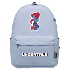 Undertale Undyne Backpack SuperPack - Undyne Jumping Side Portrait Cartoon Art
