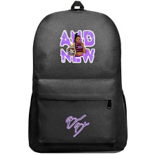 WWE Bianca Belair Backpack SuperPack - Bianca Belair Championship Belt Illustration Purple Sticker Art
