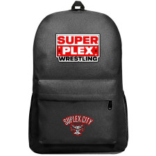 WWE Brock Lesnar Backpack SuperPack - Brock Lesnar Super Lex Logo Sticker Art