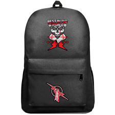 WWE CM Punk Backpack SuperPack - CM Punk Skull Logo Best In the World Sticker Art