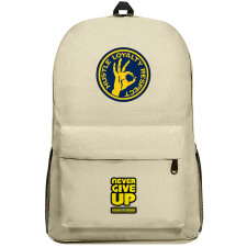WWE John Cena Backpack SuperPack - John Cena Hustle Loyalty Respect Sticker Art