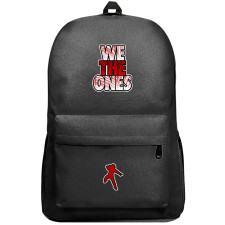 WWE Roman Reigns Backpack SuperPack - Roman Reigns We The Ones Word Sticker Art