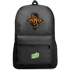 WWE Randy Orton Backpack SuperPack - Randy Orton Logo Orange Sticker Art