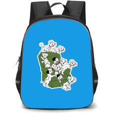 101 Dalmatians Backpack StudentPack - 101 Dalmatians Puppies Playing On The Sofa Sticker Art