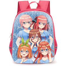 The Quintessential Quintuplets Backpack School Bag StudentPack - The Quintessential Quintuplets Nakano Sisters Inspire Fashionable Glasses Poster