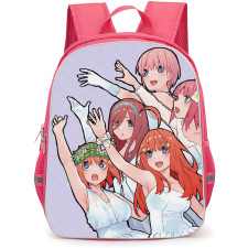 The Quintessential Quintuplets Backpack School Bag StudentPack - The Quintessential Quintuplets Wedding Theme Five Characters Poster