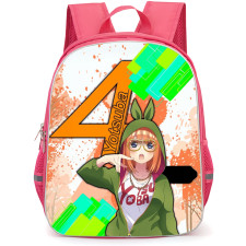 The Quintessential Quintuplets Yotsuba Nakano Backpack School Bag StudentPack - Yotsuba Nakano is Fourth Sister Includes her Rabbit-Ear Headband