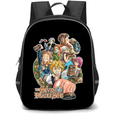 The Seven Deadly Sins Backpack Student Pack - Characters Hold Beer Sticker