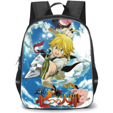 The Seven Deadly Sins Backpack Student Pack - Characters Sword Attack Series Poster