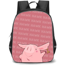The Seven Deadly Sins Hawk Backpack Student Pack - Hawk Wave Portrait Pattern Background