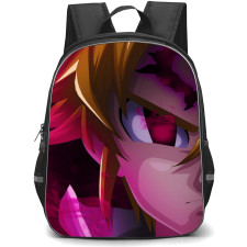 The Seven Deadly Sins Meliodas Backpack Student Pack - Meliodas Fierce Half Face Portrait