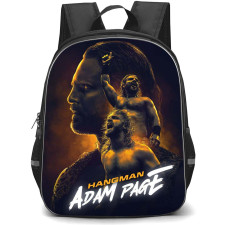 AEW Adam Page Backpack StudentPack - Adam Page Hangman Silhouette Side Portrait