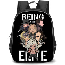 AEW Backpack StudentPack - AEW Being The Elite Chibi Cartoon Art